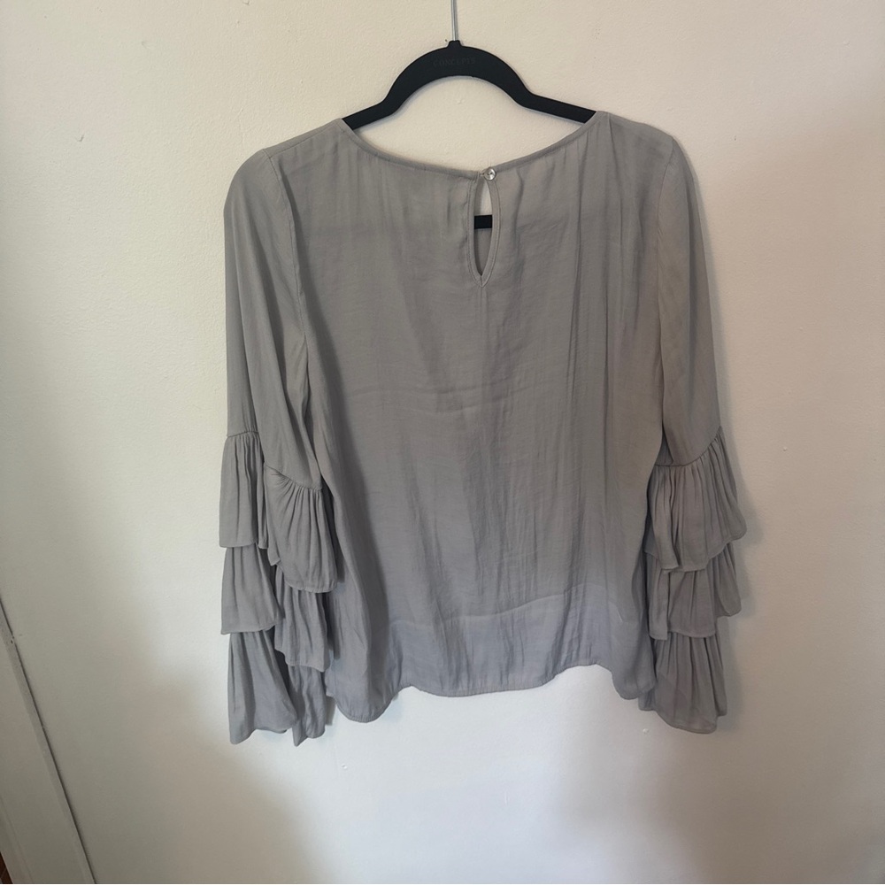 Vero Moda Grey Ruffle top - Picture 5 of 6